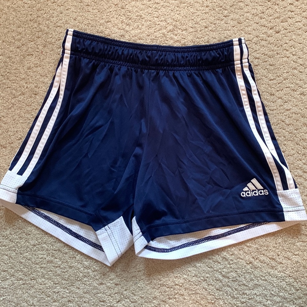 navy blue adidas shorts
